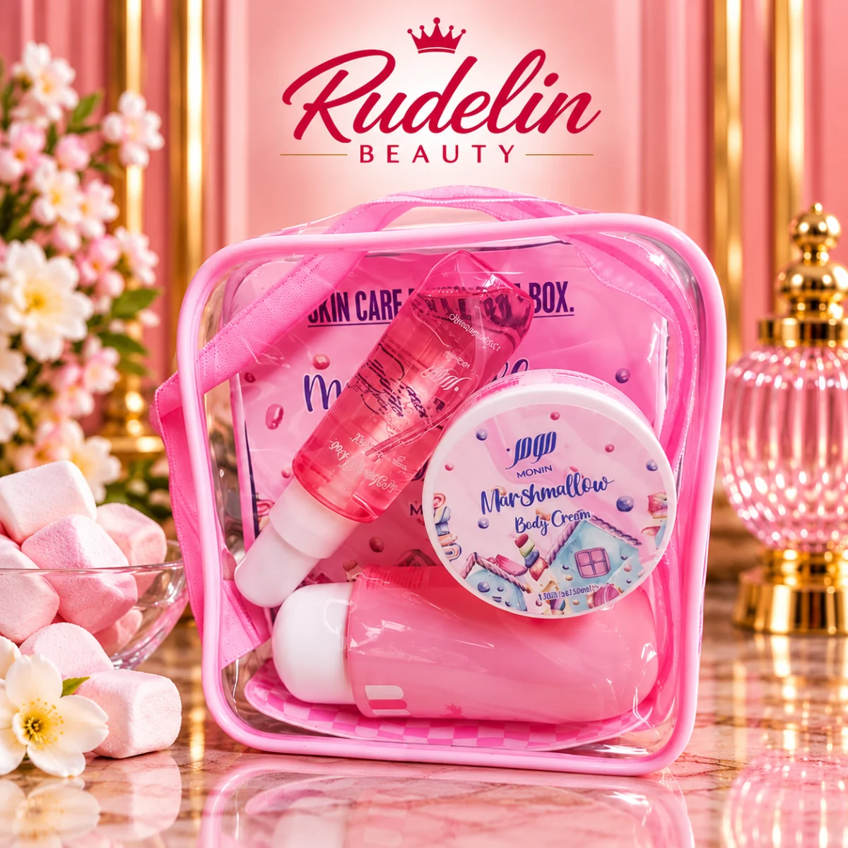 💗 coffret Jet set rose– MARSHMALLOW