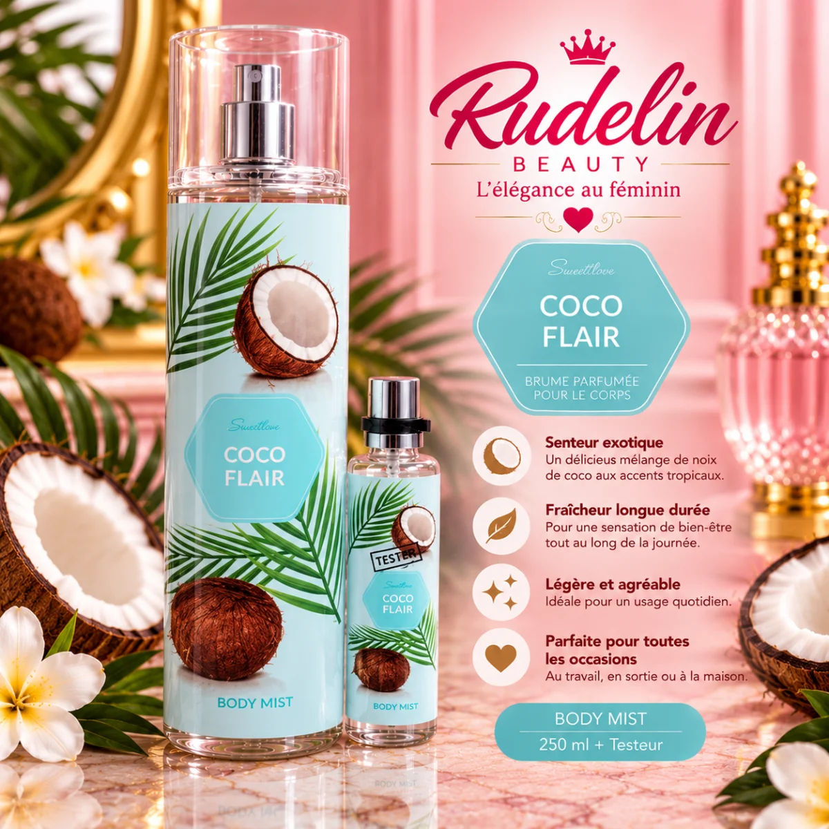 🥥 3. COCO FLAIR – Douceur de coco